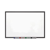 Quartet® Classic Series Porcelain Magnetic Dry Erase Board, 36 x 24, White Surface, Black Aluminum Frame (QRT2543B) Each
