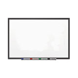 Quartet® Classic Series Porcelain Magnetic Dry Erase Board, 60 x 36, White Surface, Black Aluminum Frame (QRT2545B) Each