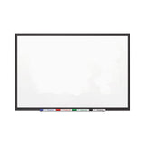 Quartet® Classic Series Porcelain Magnetic Dry Erase Board, 72 x 48, White Surface, Black Aluminum Frame (QRT2547B) Each