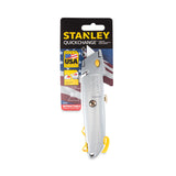 Stanley® Quick-Change Utility Knife with Retractable Blade and Twine Cutter, 6" Metal Handle, Gray (BOS10499) Each