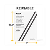 Fellowes® Laminator Cleaning Sheets, 3 to 10 mil, 8.5" x 11", White, 10/Pack (FEL5320603) Pack of 10