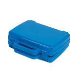 Deflecto Little Artist Antimicrobial Storage Case, Blue (DEF39506BLU) Each