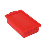 Deflecto Little Artist Antimicrobial 2.5 Qt Tote, Red (DEF39513RED) Each