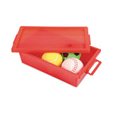 Deflecto Little Artist Antimicrobial 2.5 Qt Tote, Red (DEF39513RED) Each