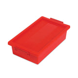 Deflecto Little Artist Antimicrobial 2.5 Qt Tote, Red (DEF39513RED) Each