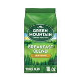 Green Mountain Coffee® Breakfast Blend Whole Bean Coffee, 18 oz Bag (GMT7567EA) Each