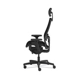 HON® Ignition 2.0 4-Way Stretch Mesh Back and Seat Task Chair, Supports Up to 300 lb, 17" to 21" Seat, Black Seat, Black Base (HONI2MSKY2IMTHR) Each
