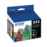 Epson® T232120BCS (T232) Claria Ink, 165 Page-Yield, Black/Cyan/Magenta/Yellow (EPST232120BCS) Each