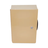 CONTROLTEK® Heavy Duty Fire Retardant Box, 1 Compartment, 12.75 x 8.25 x 4, Sand (CNK500123) Each