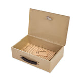 CONTROLTEK® Heavy Duty Fire Retardant Box, 1 Compartment, 12.75 x 8.25 x 4, Sand (CNK500123) Each