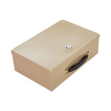 CONTROLTEK® Heavy Duty Fire Retardant Box, 1 Compartment, 12.75 x 8.25 x 4, Sand (CNK500123) Each