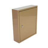 CONTROLTEK® Key Lockable Key Cabinet, 60-Key, Metal, Sand, 10.63 x 3 x 12.13 (CNK500131) Each
