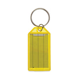 CONTROLTEK® Key Tags, Green/Orange/Purple/Yellow, 4/Pack, 12 Packs/Carton (CNK500135) Pack of 4