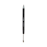 CONTROLTEK® Antimicrobial Ballpoint Counter Pen, Medium, 1 mm, Black Ink, Black (CNK555564) Each