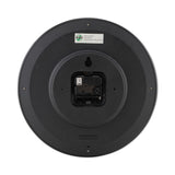 Universal® Whisper Quiet Clock, 12" Overall Diameter, Black Case, 1 AA (sold separately) (UNV10451) Each