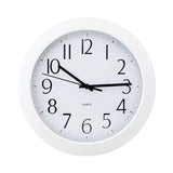 Universal® Whisper Quiet Clock, 12" Overall Diameter, White Case, 1 AA (sold separately) (UNV10461) Each