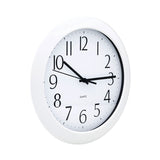 Universal® Whisper Quiet Clock, 12" Overall Diameter, White Case, 1 AA (sold separately) (UNV10461) Each
