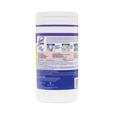 LYSOL® Brand Dual Action Disinfecting Wipes, 1-Ply, 7 x 7.5, Citrus, White/Purple, 75/Canister (RAC81700) Each