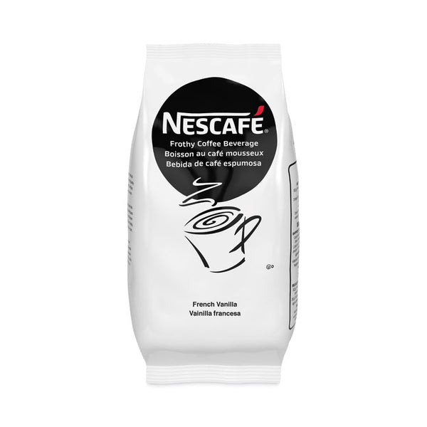 Nescafé® Frothy Coffee Beverage, French Vanilla, 2 lb Bag, 6/Carton (NES99019CT)