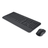 Logitech® Signature MK650 Wireless Keyboard and Mouse Combo for Business, 2.4 GHz Frequency/32 ft Wireless Range, Graphite (LOG920010909) Each