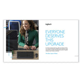 Logitech® Signature MK650 Wireless Keyboard and Mouse Combo for Business, 2.4 GHz Frequency/32 ft Wireless Range, Graphite (LOG920010909) Each