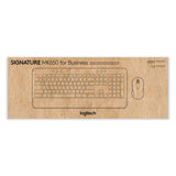 Logitech® Signature MK650 Wireless Keyboard and Mouse Combo for Business, 2.4 GHz Frequency/32 ft Wireless Range, Graphite (LOG920010909) Each
