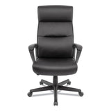 Alera® Alera Oxnam Series High-Back Task Chair, Supports Up to 275 lbs, 17.56" to 21.38" Seat Height, Black Seat/Back, Black Base (ALEON41B19) Each