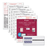 TOPS 4-Part 1099-NEC Tax Form Kit with Security Envelopes and Tax Forms Helper, 8.5 x 3.66, 3 Forms/Sheet, 15 Forms Total (TOP22906KIT) Pack of 20