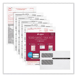 TOPS 4-Part 1099-MISC Tax Form Kit with Security Envelopes and Tax Forms Helper, 8 x 5, 2 Forms/Sheet, 10 Forms Total (TOP22907KIT) Pack of 10