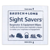 Bausch & Lomb Antibacterial Office Equipment Wet Wipes, Cloth, 5 x 8, Unscented, White, 100/Box (BAL8595) Box of 100