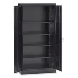 Tennsco 72" High Standard Cabinet (Unassembled), 36w x 18d x 72h, Black (TNN1470BK) Each