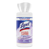 LYSOL® Brand Disinfecting Wipes, 1-Ply, 7 x 7.25, Early Morning Breeze, White, 80 Wipes/Canister, 6 Canisters/Carton (RAC89347CT) Case of 6