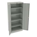 Tennsco 78" High Deluxe Cabinet, 36w x 18d x 78h, Light Gray (TNN1870LGY) Each
