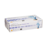 McKesson Confiderm® 4.5C Exam Glove X-Small NonSterile Nitrile Standard Cuff Length Textured Fingertips Blue Chemo Tested (921601_BX) 100/BX