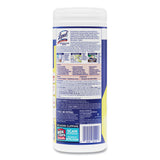 LYSOL® Brand Disinfecting Wipes, 1-Ply, 7 x 7.25, Lemon and Lime Blossom, White, 35 Wipes/Canister (RAC81145) Each
