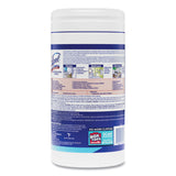LYSOL® Brand Disinfecting Wipes, 1-Ply, 7 x 7.25, Crisp Linen, White, 80 Wipes/Canister, 6 Canisters/Carton (RAC89346CT) Case of 6