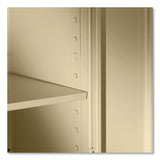 Tennsco 78" High Deluxe Cabinet, 36w x 24d x 78h, Putty (TNN2470PY) Each