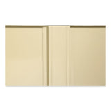 Tennsco 72" High Standard Cabinet (Assembled), 30w x 15d x 72h, Black (TNN7215BLK) Each