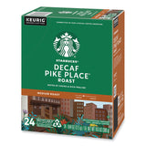 Starbucks® Pike Place Decaf Coffee K-Cups, 96/Carton (SBK011111161CT) Case of 96