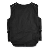 ergodyne® Chill-Its 6255 Lightweight Phase Change Cooling Vest, Cotton/Polyester, Small/Medium, Black, Ships in 1-3 Business Days (EGO12123) Each