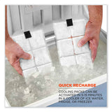 ergodyne® Chill-Its 6260 Lightweight Phase Change Cooling Vest w/ Packs, Cotton/Polyester, Small/Med, Black, Ships in 1-3 Business Days (EGO12133) Each