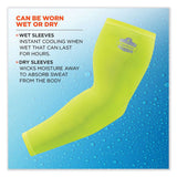 ergodyne® Chill-Its 6690 Performance Knit Cooling Arm Sleeve, Polyester/Spandex, 2X-Large, Lime, 2 Sleeves, Ships in 1-3 Business Days (EGO12286) Each