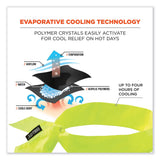 ergodyne® Chill-Its 6700 Cooling Bandana Polymer Tie Headband, One Size Fits Most, Lime, Ships in 1-3 Business Days (EGO12301) Each