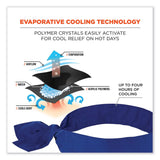 ergodyne® Chill-Its 6700 Cooling Bandana Polymer Tie Headband, One Size Fits Most, Solid Blue, Ships in 1-3 Business Days (EGO12307) Each