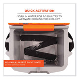 ergodyne® Chill-Its 6700 Cooling Bandana Polymer Tie Headband, One Size Fits Most, Black, Ships in 1-3 Business Days (EGO12332) Each