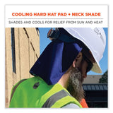 ergodyne® Chill-Its 6717 Cooling Hard Hat Pad and Neck Shade - Polymers, 12.5 x 9.75, Blue, Ships in 1-3 Business Days (EGO12336) Each