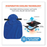 ergodyne® Chill-Its 6717 Cooling Hard Hat Pad and Neck Shade - Polymers, 12.5 x 9.75, Blue, Ships in 1-3 Business Days (EGO12336) Each