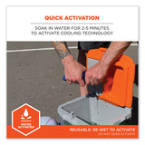 ergodyne® Chill-Its 6717 Cooling Hard Hat Pad and Neck Shade - Polymers, 12.5 x 9.75, Blue, Ships in 1-3 Business Days (EGO12336) Each