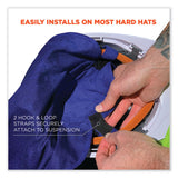 ergodyne® Chill-Its 6717 Cooling Hard Hat Pad and Neck Shade - Polymers, 12.5 x 9.75, Blue, Ships in 1-3 Business Days (EGO12336) Each