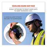 ergodyne® Chill-Its 6715 Hard Hat Cooling Pad - Polymers, 7 x 6.5, Blue, Ships in 1-3 Business Days (EGO12337) Each